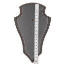 Trophäenschild Reh 1 Stück Spitz AF19x11 in dunkel + Montageklammer GTKv50.58-1+K