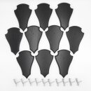 Trophäenschilder Reh 10 Stück Spitz AF 21 cm x...