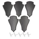 Trophäenschilder Reh 5 Stück Spitz AF 21 cm x...