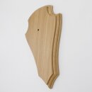 Trophäenschild Reh 1 Stück Spitz AF 21 cm x 13 cm Eiche hell ohne Montageklammer GTKv50.73-1