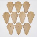 Trophäenschilder Reh 10 Stück Spitz AF 21 cm x...
