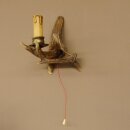 Wandlampe Geweih 1 flammig Rothirschstange Rehstange Stange Lampe Leuchte Wand