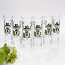 Schnapsgläser Set 6 Stk. mit Hirsch Design 2cl 4cl Geschenk 7 Varianten wählbar
