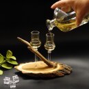 Schnapsanbieter mit 2 Steckgläser 2cl mit Rehstange 3 Varianten wählbar