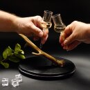 Schnapsanbieter mit 2 Steckgläser 2cl mit Rehstange 3 Varianten wählbar