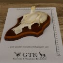 Reegeweih Ricke Reh Geweih Gehörn Rehbock Trofee op trofeeplaat 606.137