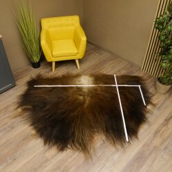Tapis en peau de bœuf musqué avec HKN 170 x 120 cm Tapis