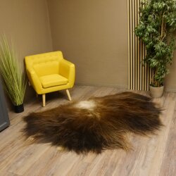 Tapis en peau de bœuf musqué avec HKN 170 x 120 cm Tapis
