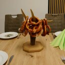 Pretzel stand Stand Fallow deer antler pole Deer Height 35 cm Deer pole
