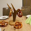 Pretzel stand Stand Fallow deer antler pole Deer Height 35 cm Deer pole