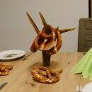 Pretzel stand Stand Fallow deer antler pole Deer Height 35 cm Deer pole