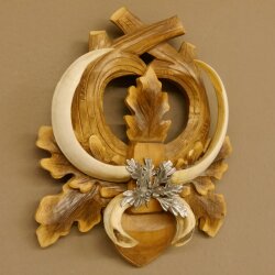 Armes de sanglier Armes de sanglier (Sus scrofa) L jusquà 20,8 cm Trophée de sanglier Armes de sanglier Panneau de trophée