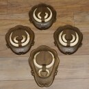 Keilerwaffen 4 er Set Wildschweinwaffen (Sus scrofa) L...