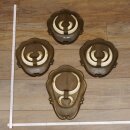 Keilerwaffen 4 er Set Wildschweinwaffen (Sus scrofa) L...