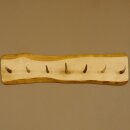 Geweih Garderobe mit 7 Haken aus Hirschspitzen auf Holzbrett Wandgarderobe Unikat 27.8.109