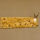 Geweih Garderobe mit 9 Haken aus Hirschspitzen auf Holzbrett verziert Rehgeweih Wandgarderobe Unikat 27.8.113