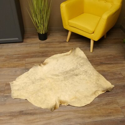 Tapis en peau de mouton tondue, longueur 100 cm