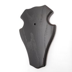 1 piece deer buck trophy plaque with 1 pine compartment in dark oak
