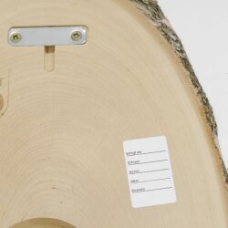 Birch Red Deer AF 51 cm Deer Shield Trophy Shield Antlers Tree Disc Tree Shield Natural Wood Modern