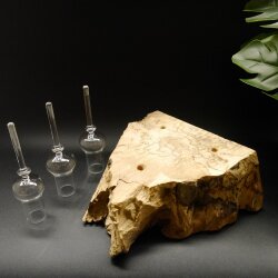 Schnapsanbieter kleine 3 Gläser mit Stiel auf Wurzel Steckglas Set Schnaps Geschenk Neu 27.60.1.87