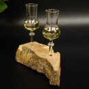 Set di 2 bicchierini con stelo su radice Set di...