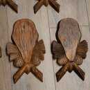 Trophäenschilder 7 Stück Gams Schilder gebrauchte Schild AF: 20 x 10 cm für ganze Nase