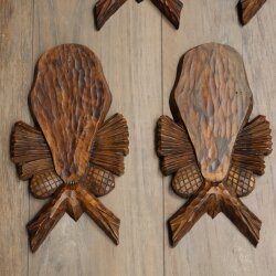 Trophäenschilder 7 Stück Gams Schilder gebrauchte Schild AF: 20 x 10 cm für ganze Nase