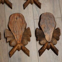 Trophäenschilder 7 Stück Gams Schilder gebrauchte Schild AF: 20 x 10 cm für ganze Nase