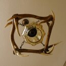 Deckenlampe Lampe Deckenleuchte 4x Sikahirschstange Stangen Leuchte 1 - flammig Lampenschirm