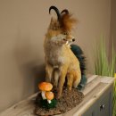 Wolpertinger Wolpi Fuchs mit Gamshörnern...
