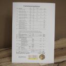 Roodhertengewei 6 eindhert hoogte 59 cm hertengewei gewei gesneden trofeeplaat 70.1031