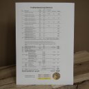 Roodhertengewei 6 eindhert hoogte 59 cm hertengewei gewei gesneden trofeeplaat 70.1031