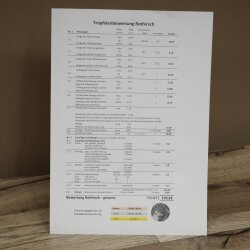 Rothirschgeweih ung. 16 ender Medaille silberfarben Hirsch Höhe 117 cm Hirschgeweih Geweih auf geschnitztem Trophäenschild #90