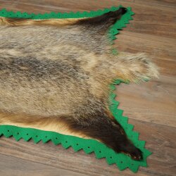 Badger Fur Badger Fur Blanket Fur Rug Rug Length 115 cm 87.26.7