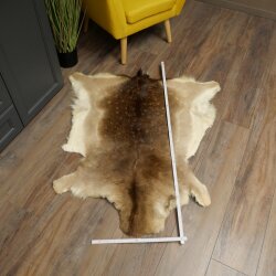 Damhertenvacht Damhertenvacht Hertenvacht Vloerkleed Tapijt Decoratie Lengte 112 cm 87.3.38