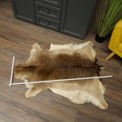 Damhertenvacht Damhertenvacht Hertenvacht Vloerkleed Tapijt Decoratie Lengte 112 cm 87.3.38