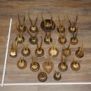 Rehgeweihe 23 x Rehböcke "antike" Reh Bock Geweih auf verschiedene Trophäenschilder 20.124