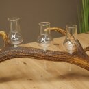 Schnapsanbieter 5 große Gläser Steckglas mit Stiel auf Rothirschstange Geschenk 27.60.2.63