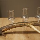 Set da liquore: 5 bicchieri alti con stelo su un supporto...