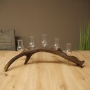 Schnapsanbieter 5 große Gläser Steckglas mit Stiel auf Rothirschstange Geschenk 27.60.2.68