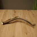 Schnapsleverancier 3x kleine glazen met steel op een stang van roodhertenhoorn Cadeau 27.60.2.70