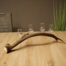 Schnapsanbieter 4 x kleine Gläser Steckglas mit Stiel auf Rothirschstange Geschenk 27.60.2.78