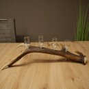 Set da liquore: 4 bicchierini con stelo su un corno di...