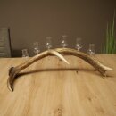 Set da liquore: 6 bicchierini con stelo su un corno di...