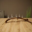 Schnapsanbieter 5 x kleine Gläser Steckglas mit Stiel auf Rothirschstange Geschenk 27.60.2.102