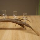 Schnapsanbieter 5 x kleine Gläser Steckglas mit Stiel auf Rothirschstange Geschenk 27.60.2.97