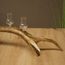 Liqueur Set: 5 Small Stemmed Glasses on a Red Deer Antler Stand – Gift 27.60.2.98