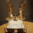 Deer Antlers, Roe Deer Antlers, Roe Buck on Birch Tree Sign 605.136