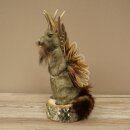 Wolpertinger Murmel Präparat Plüsch Fabelwesen mit Flügel Bart Geweih Wolpi 86.16.49
