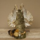 Wolpertinger Murmel Präparat Plüsch Fabelwesen mit Flügel Bart Geweih Wolpi 86.16.49